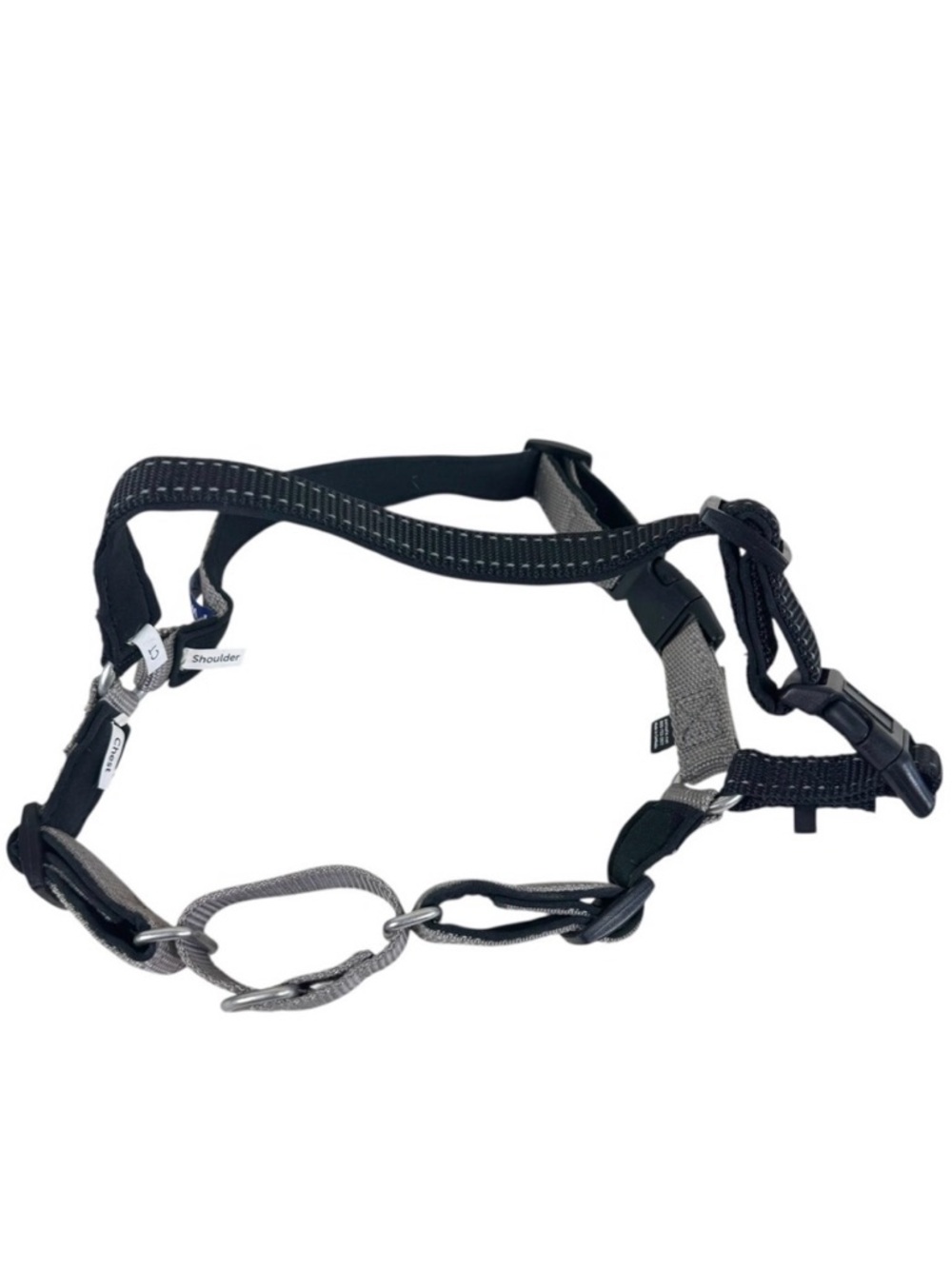 PetSafe Easy Walk Dog Harness Black Gray‎ Adjustable No Pull Front Clip Size L